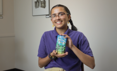 Cooper Student shares artistic talent and builds connections with Custom Painted Calculators